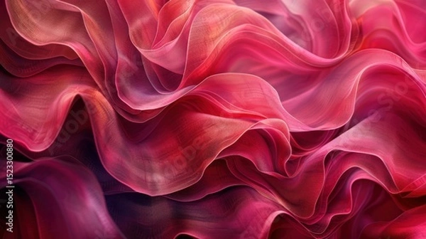 Obraz Vibrant flowing fabric (1)