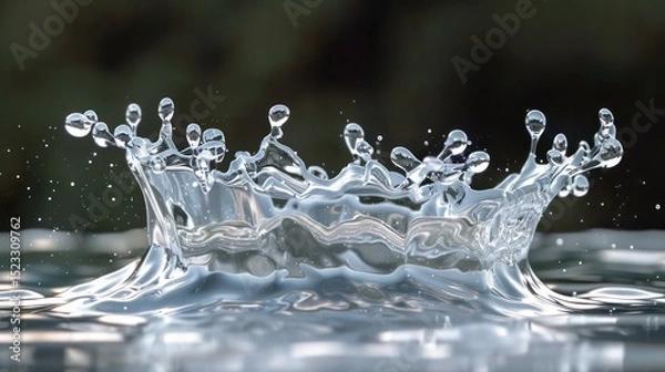 Obraz Water Splash Crown