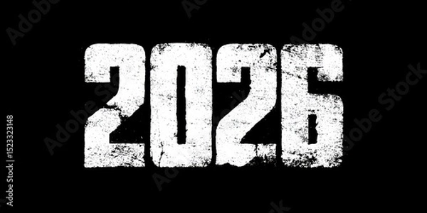 Fototapeta Happy new year 2026. Holiday Background from 2026