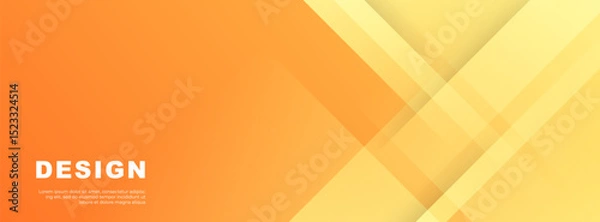 Fototapeta Banner background,orange and yellow gradations, color style, abstract memphis, modern background, colorful.Vector eps 10