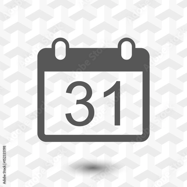 Obraz calendar icon stock vector illustration flat design