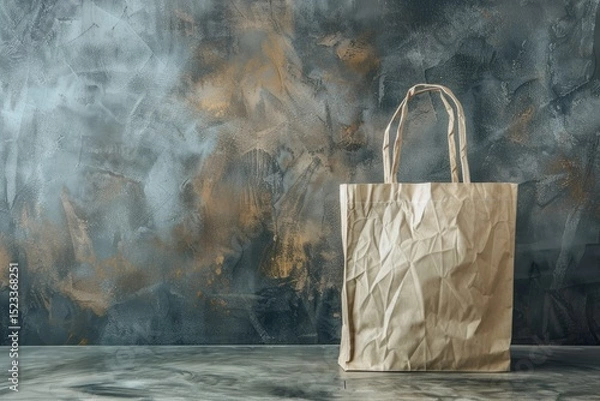 Fototapeta Clear Pixel Picture of Eco Bag Recycle for Environment and Shopping