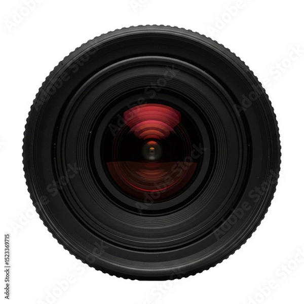 Fototapeta Isolated Transparent Background of a Camera Lens for Photography Equipment