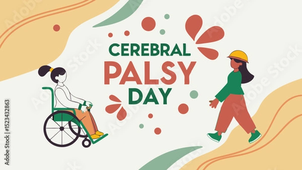 Obraz Cerebral Palsy Day Poster