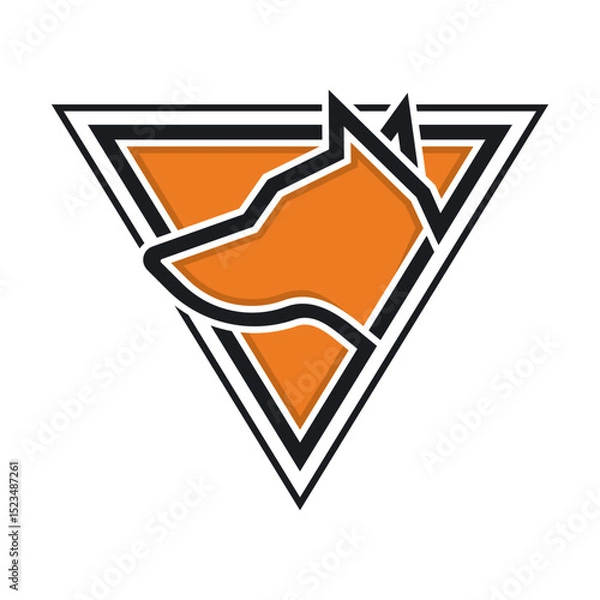 Obraz Dog logo template