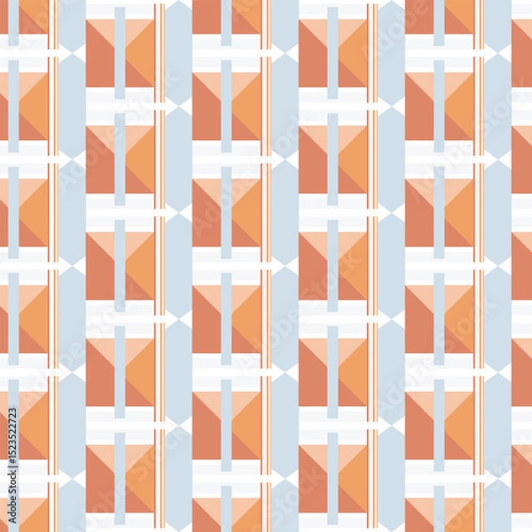 Fototapeta vector seamless pattern wit multiple geometric shapes