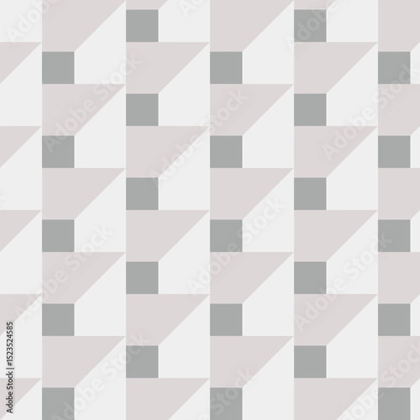 Fototapeta Illusion square seamless geometric pattern