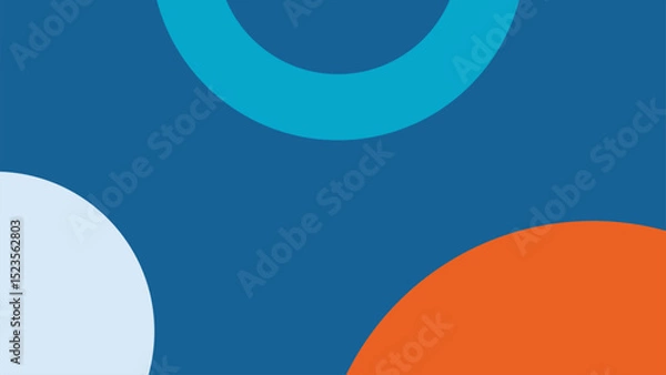 Fototapeta Abstract vector background with flowing circles, a perfect design illustration or web template