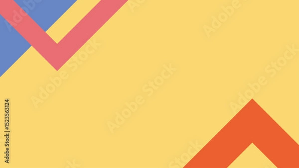 Fototapeta simple Abstract colorful triangle vector background for business banner design