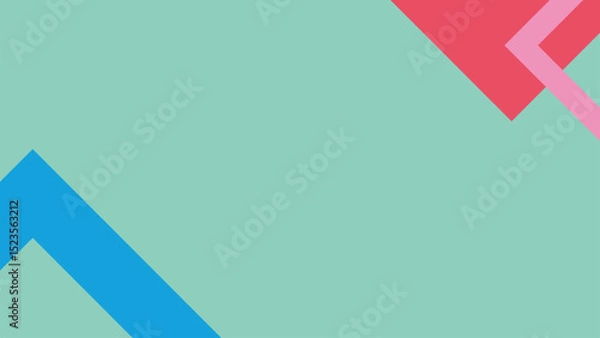 Fototapeta simple Abstract colorful triangle vector background for business banner design