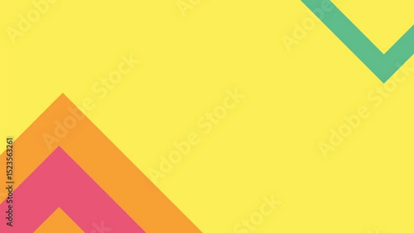Fototapeta simple Abstract colorful triangle vector background for business banner design