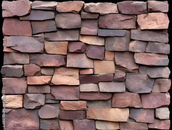 Obraz Rustic Brown Stone Wall Background Texture