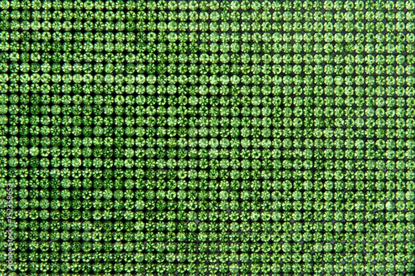 Fototapeta Płótno z zielonych dżetów. Tło.