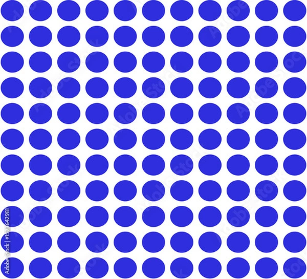 Fototapeta Gradient Polka Dot Pattern in Navy Tones - Playful Abstract Dotted Background
