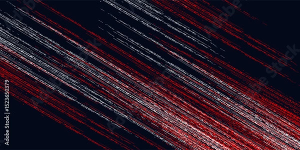 Fototapeta Halftone dots red and blue color pattern gradient grunge texture background. Pop art dot comic style vector illustration. Grunge vector dots