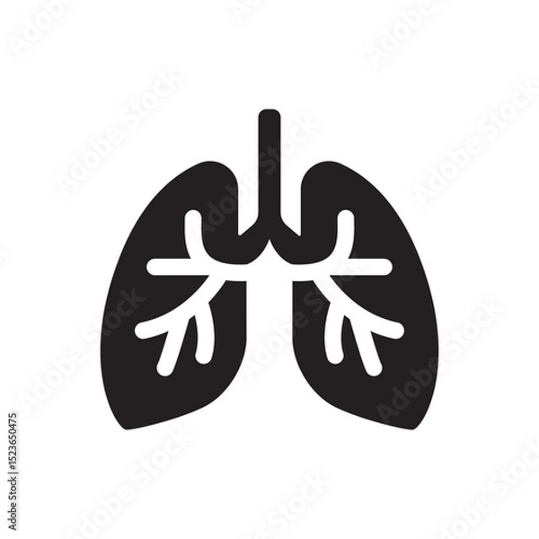Obraz lungs icon 