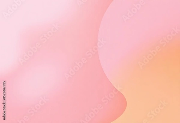 Fototapeta Soft pink and apricot orange ombre canvas background, perfect for design projects, wallpaper, smooth