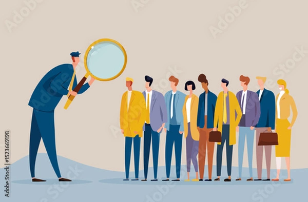 Obraz Finding the Perfect Candidate A Visual Guide to Effective Talent Search