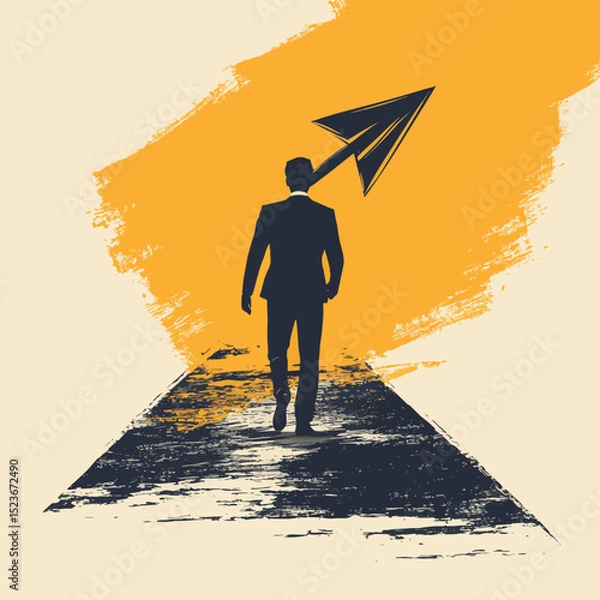 Fototapeta Change direction or career path for best opportunity