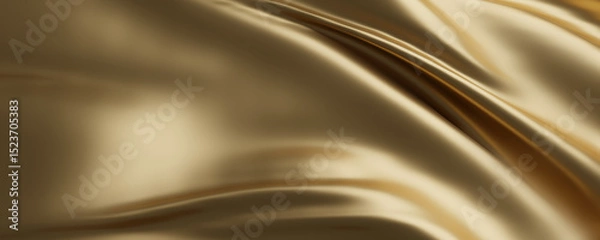 Fototapeta Luxury gold fabric background 3d render