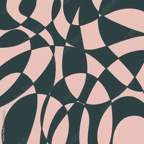 Obraz Abstract colorful geometric pattern wallpaper background.