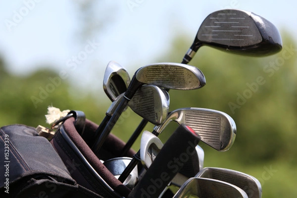 Obraz golfbag mit golfschläger