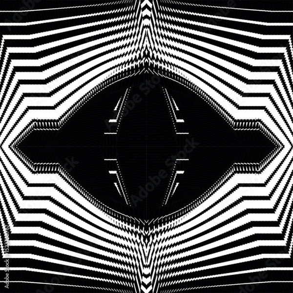 Fototapeta Основные RGB op art modern background, creative dynamic pattern, vector texture
