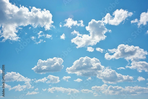 Obraz Deep blue sky at summer day.