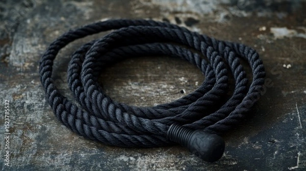 Fototapeta A rope for tricep exercises.
