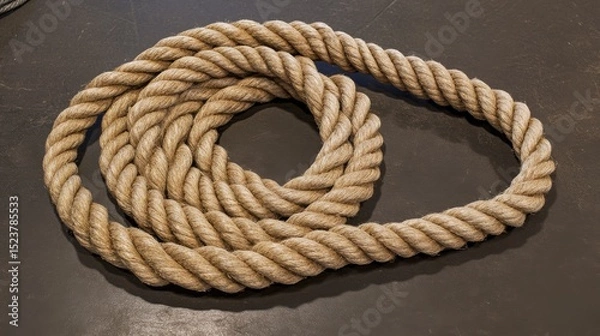 Obraz A rope for tricep exercises.
