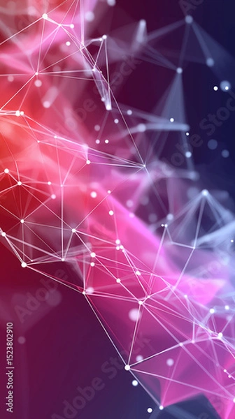 Fototapeta abstract lights background, glowing background, global connection dots, web wallpaper