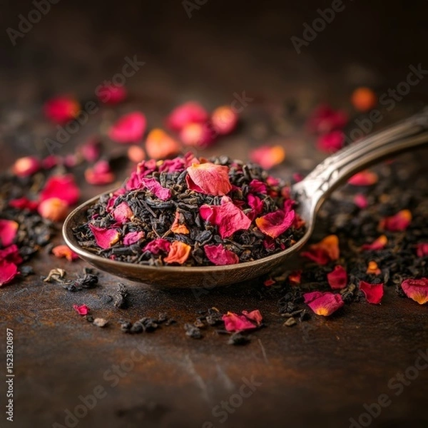 Fototapeta Rose Scented Black Tea