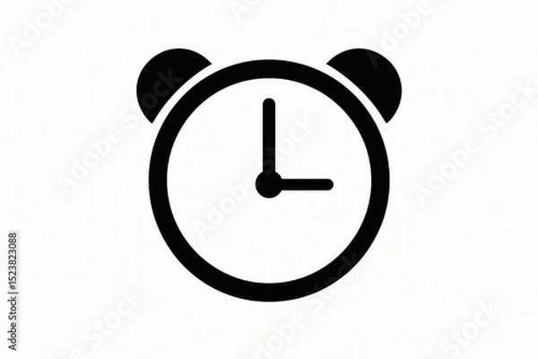 Fototapeta alarm clock icon