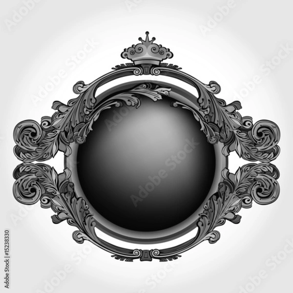 Fototapeta heraldic shield