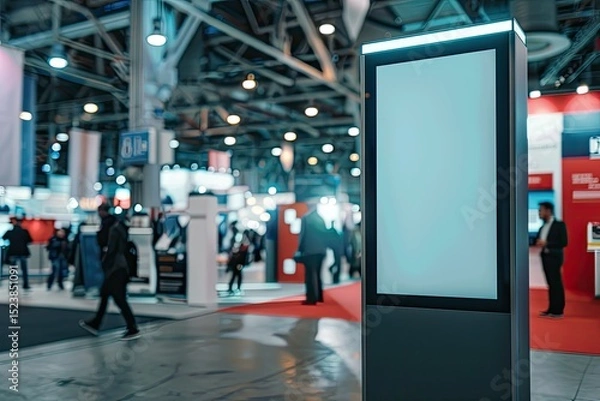 Obraz Flawless Picture of Trade Show Booth Lcd Kiosk Stand