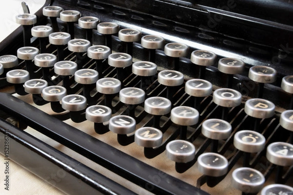 Obraz Clavier de machine à écrire ancienne