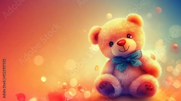 Fototapeta Cute Teddy Bear Wallpaper