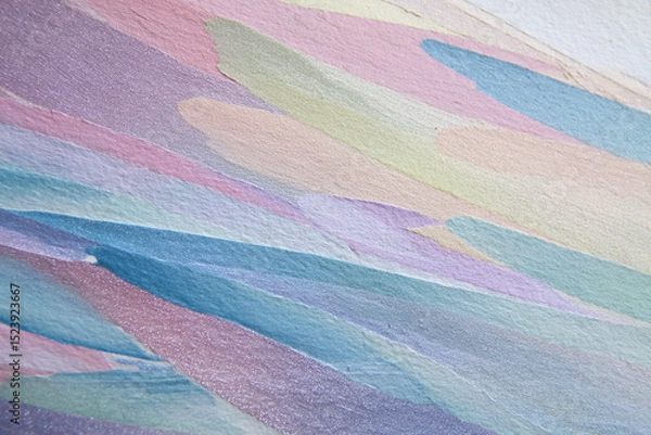 Obraz Abstract Pastel Wave Background with Sparkling Light Effects
