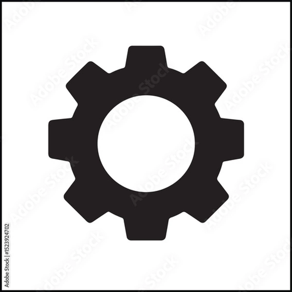 Obraz Gear Outline Vector Icon