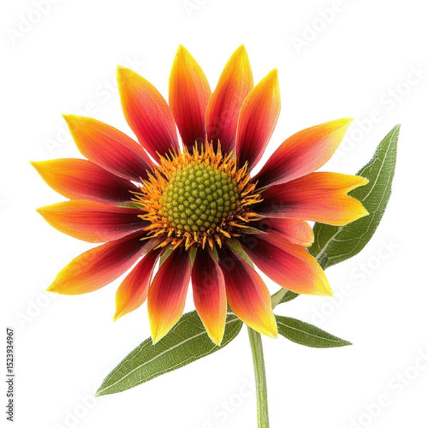Obraz gaillardia flower isolated on white background
