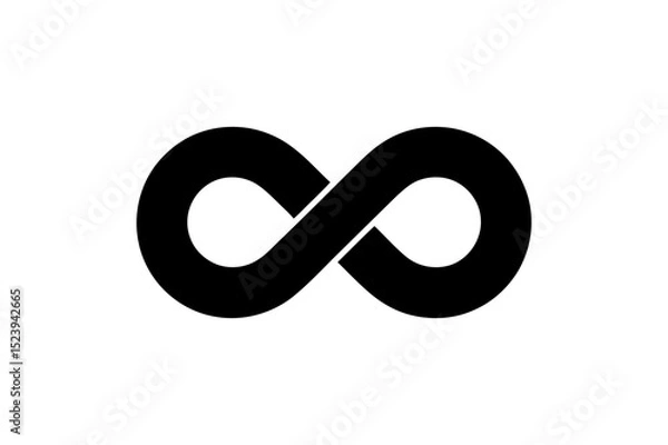 Obraz Infinity symbol endless loop vector graphic design