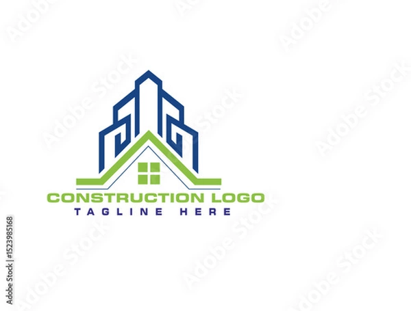 Obraz Construction Business Logo Design Vector Template