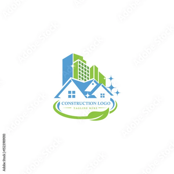 Obraz Construction Business Logo Design Vector Template