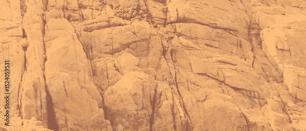 Fototapeta desert stone halftone  texture ,desert camouflage background