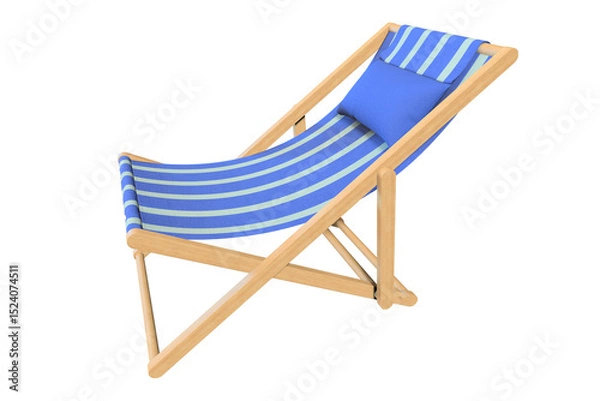 Obraz beach chair isolated 