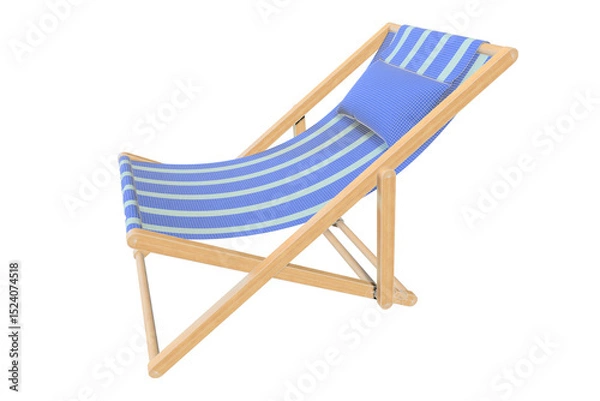 Obraz beach chair isolated 