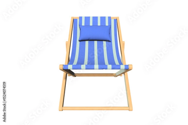 Obraz beach chair isolated 