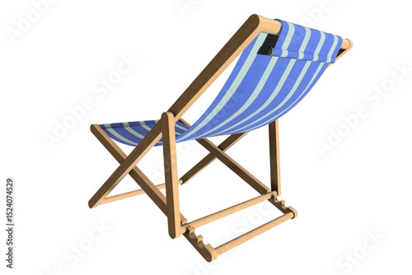 Obraz beach chair isolated 