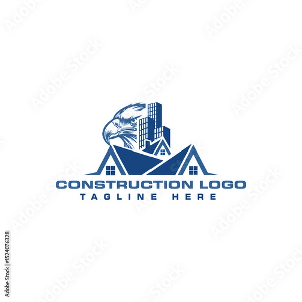 Obraz Construction Business Logo Design Vector Template