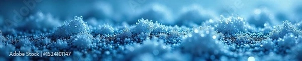 Fototapeta Close-up of frost forming on metallic surfaces, icy blue tones, abstract texture, cold electricity concept , texture, frost